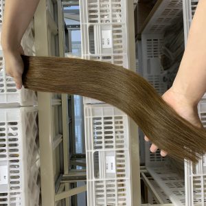 Cuticle intact genius weft 22inches brunette dark brown 2#